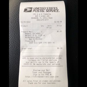 @peggy2626- proof of tracking ❤️